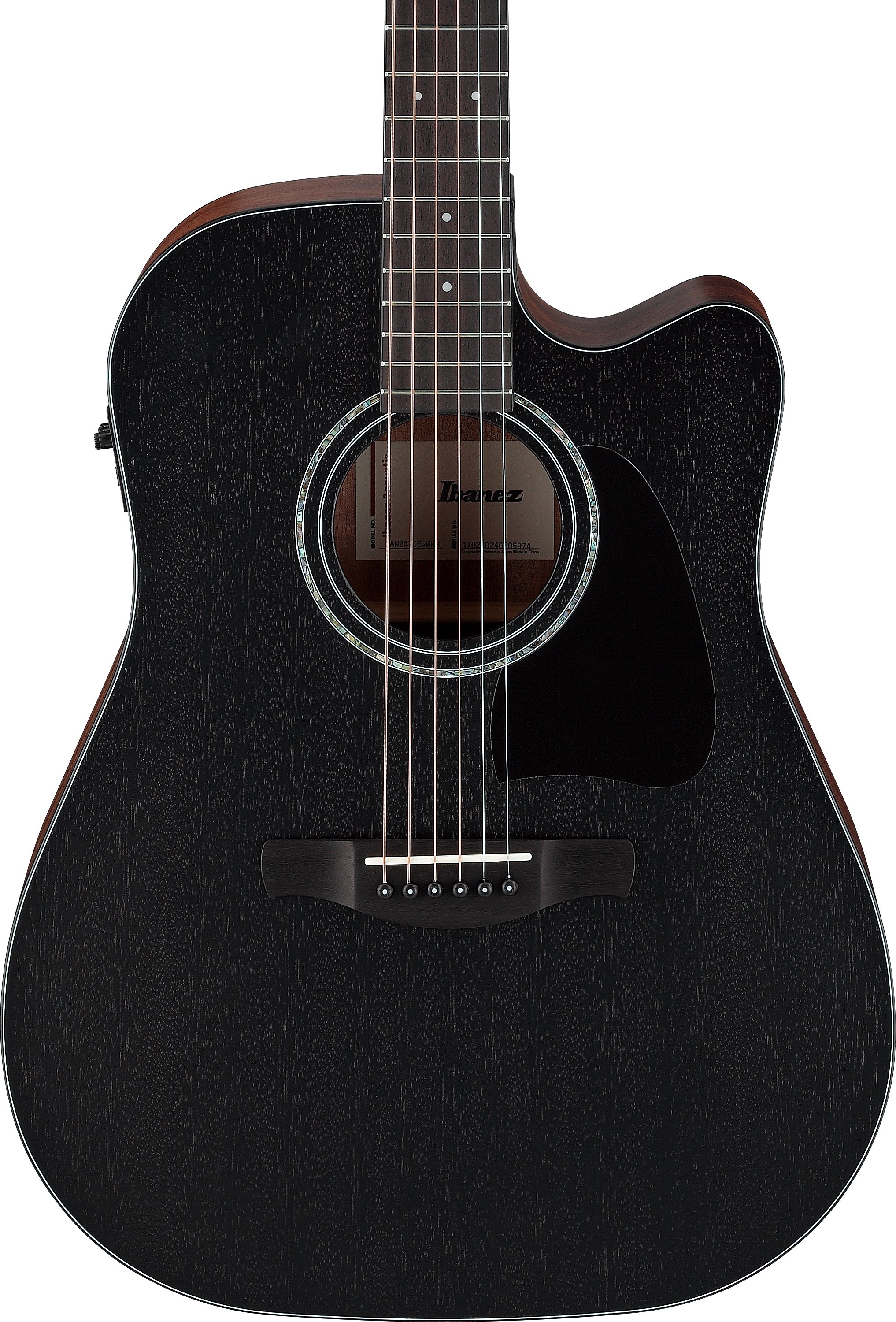 AW247CE-WKH Westerngitarre Weathered Black 